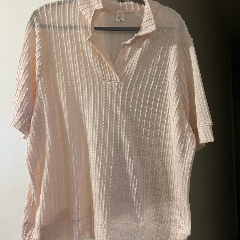 Sew in love cream shirt